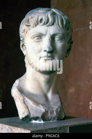 Germanicus (Julius Caesar Augustus und Tiberius Claudius Nero (15 a.C. - 19d. v. Chr.), römischer General. Stockfoto