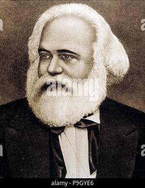 Karl Marx (1818-1883), deutscher Philosoph. Stockfoto