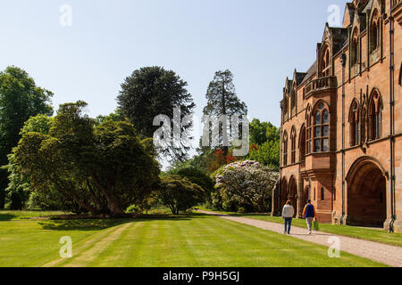 Mount Stuart, der Gotischen viktorianischen Herrenhaus auf der Isle of Bute. Stockfoto