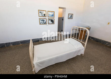 Die Zimmer im Presidio Modelo, wo Fidel Castro, sein Bruder Raul inhaftiert wurden, Isla de la Juventud, Kuba Stockfoto