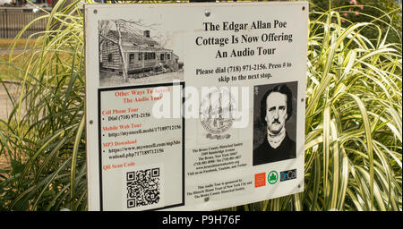 Edgar Allan Poe Cottage Fordham Bronx New York City Stockfoto