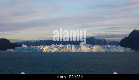 Gletscher, Scoresby-sund, Grönland Stockfoto