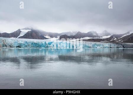 14. Juli Gletscher, Svalbard Stockfoto