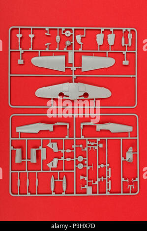 Airfix Messerschmitt Bf-109 Modell Flugzeuge Stockfoto