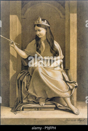 Schnorr von Carolsfeld Julius - Maria Heller als König Salomo Stockfoto