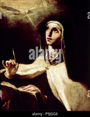 St. Teresa von Avila (1515-1582), spanischer Schriftsteller und religiöse. Stockfoto