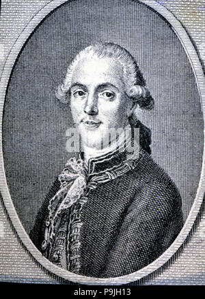 Tomás de Iriarte. (1750-1791), spanischer Schriftsteller. Stockfoto