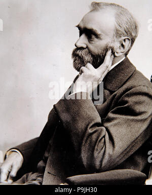 Alfred Nobel (1833), schwedischer Chemiker. Stockfoto