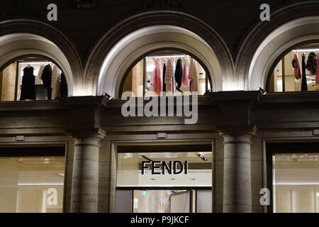 Fendi Store in Rom Stockfoto