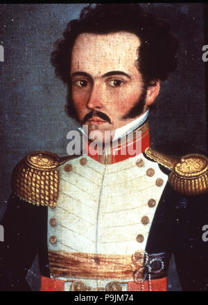 Simon Bolivar "El Libertador" (1783-1830), Soldat und Held der amerikanischen Revolution. Stockfoto