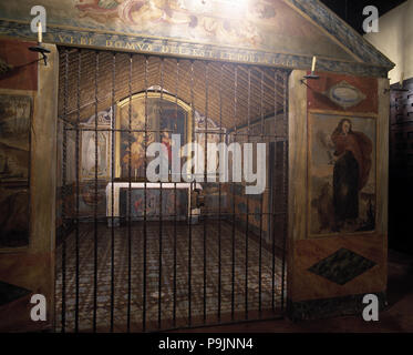 Kloster Descalzas Reales (Königliche Unbeschuhten Nonnen), kleines Haus von Nazareth. Stockfoto