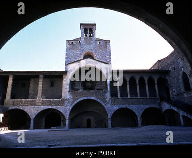 Außenansicht der Palast der Könige von Mallorca in Perpignan. Stockfoto