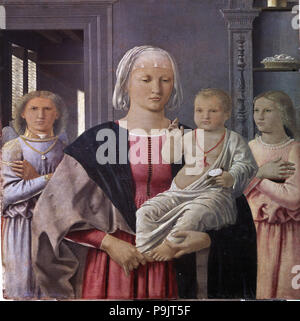 Madonna di Senigallia" von Piero della Francesca, in der Herzogspalast in Urbino erhalten. Stockfoto