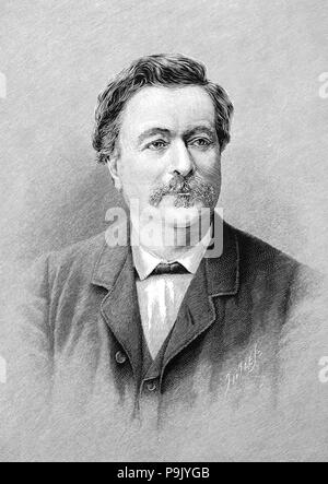 PAUL BERT (1833-1886), französischer Zoologe und Physiologe Stockfoto