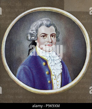 Gotthold Ephraim Lessing, 22. Januar 1729 â € "15. Februar 1781, war ein deutscher Schriftsteller, Philosoph, Dramatiker, Publizist und Kunstkritiker, und einer der herausragenden Vertreter der Aufklärung, digital verbesserte Reproduktion einer Vorlage drucken aus dem Jahr 1900 Stockfoto