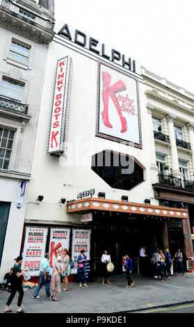 Eine allgemeine Ansicht der Adelphi Theatre in London. PRESS ASSOCIATION Foto. Bild Datum: Mittwoch, 18. Juli 2018. Foto: Ian West/PA-Kabel Stockfoto