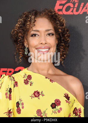 GINA TORRES amerikanische Schauspielerin besucht die Premiere von der Columbia Bild 'Equalizer2' an TCL Chinese Theatre am 17. Juli in Hollywood, Kalifornien 2018. Foto: Jeffrey Mayer Stockfoto