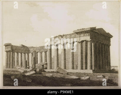 311 Das Parthenon in Athen - Clarke Edward Daniel - 1813 Stockfoto