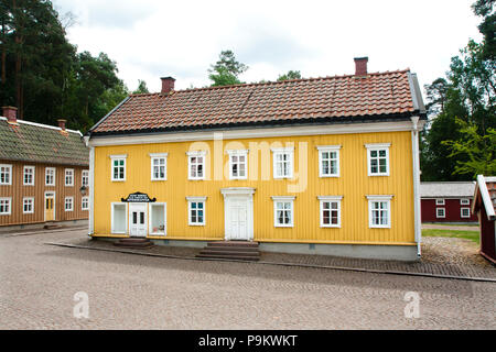 VIMMERBY, Schweden - 19. Juni 2018 - Astrid Lindgrens Welt, Astrid Lindgrens Varld ist ein Themenpark im nativen Astrid Lindgrens Stadt Vimmerby in entfernt Stockfoto