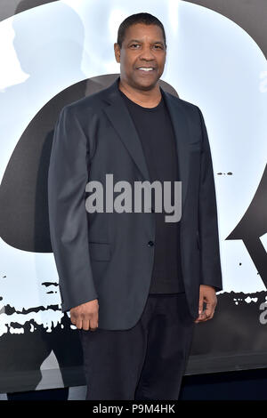 Denzel Washington bei der Premiere des Films "Die Equalizer 2' an der TCL Chinese Theater. Los Angeles, 17.08.2018 | Verwendung weltweit Stockfoto