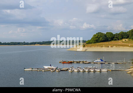 Llandegfedd Stausee in der Nähe von Cwmbran in South Wales Stockfoto