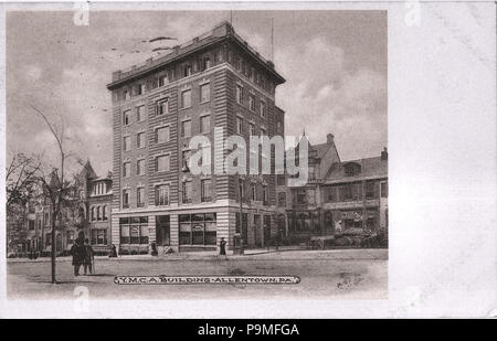 27 1905 - Young Men's Christian Association (YMCA) Gebäude Allentown PA Stockfoto