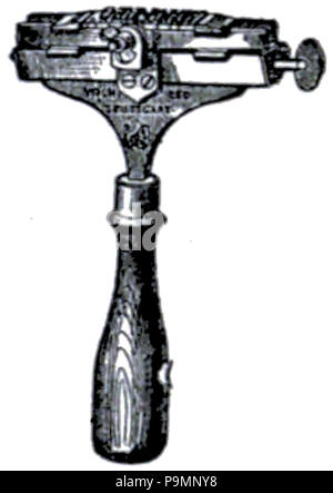 158 Kunst der Buchbinderei p156-Halter Stockfoto