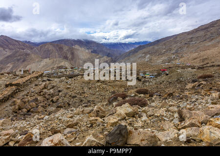 Nako Dorf, Kinnaur Tal, Stockfoto