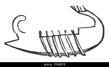 165 Atlantis - die vorsintflutliche Welt 1882 p257 1. Stockfoto