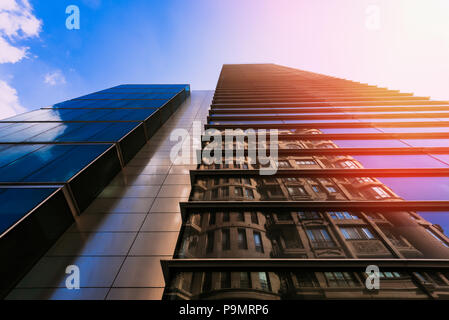 Moderne Hochhäuser Stockfoto