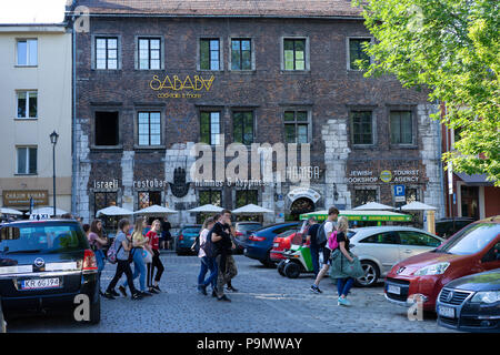 Das jüdische Viertel von Krakau Altstadt, Krakau, Polen, Europa. Stockfoto
