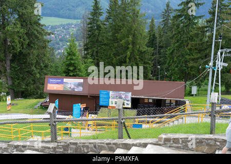 Gubalowka Park an der Spitze von Zakopane, Polen, Europa. Stockfoto