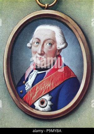 Bogislav Friedrich Emanuel Graf Tauentzien von Wittenberg, 15. September 1760 â € "20. Februar 1824, war ein preußischer General der Napoleonischen Kriege, digital verbesserte Reproduktion einer Vorlage drucken aus dem Jahr 1900 Stockfoto