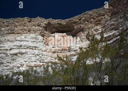 Montezuma Castle National Monument, Arizona USA Stockfoto