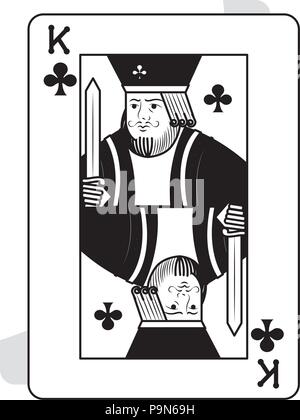 Spiel, spielen, Karte, Clubs König, Kartenspiel, Kartenspiele, spielen