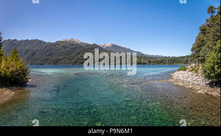 Correntoso Sees - Villa La Angostura, Patagonien, Argentinien Stockfoto