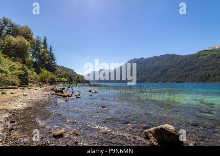 Correntoso Sees - Villa La Angostura, Patagonien, Argentinien Stockfoto