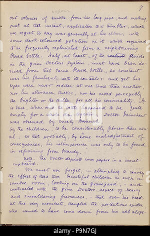 8 (Doctor's Grimshawe Geheimnis). Kapitel 1 - 7 in der Hand von Julian Hawthorne. Undatiert (Nypl b 15823745-5049908) Stockfoto