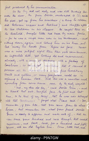 8 (Doctor's Grimshawe Geheimnis). Kapitel 1 - 7 in der Hand von Julian Hawthorne. Undatiert (Nypl b 15823745-5049912) Stockfoto