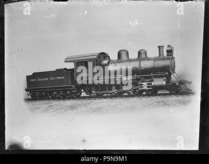 319 Ub Klasse (Richmond) Dampflok, New Zealand Railways Nr. 371, 4-6-0 Art. 277677 ATLIB Stockfoto