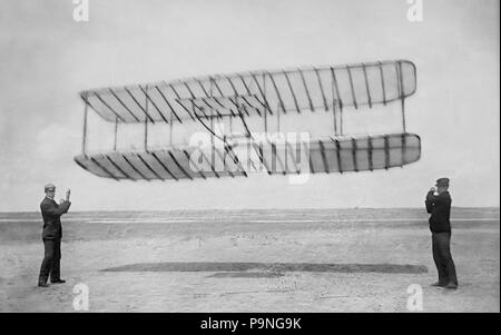 25 1901 Gleitschirm geflogen, als Kite (7/8 16 ∶ 10) Stockfoto