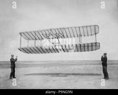 25 1901 Gleitschirm geflogen, als Kite (7/8 4 ∶ 3) Stockfoto