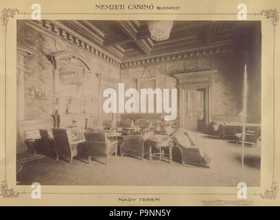 85A Nemzeti Casino (cziráky - palota) nagyterme. - Budapest, Fortepan 83095 Stockfoto