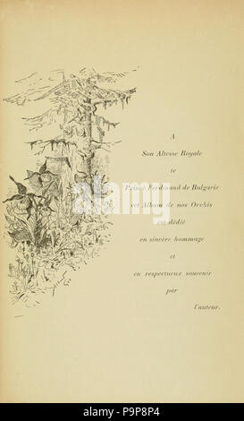 41 2 Titel Album des orchidées de l'Europe centrale et Septentrional (1899) Stockfoto