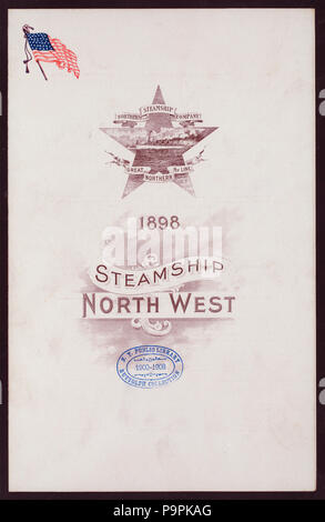 555 Abendessen (von) nördliche Steamship Company (at) DAMPFER NORTH WEST (SS) (NYPL Hades -271271-467431 gehalten) Stockfoto