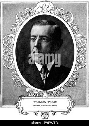 125 Americana Woodrow Wilson Stockfoto