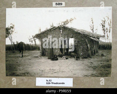 148 Archivo General de la Nación Argentina 1890 ca. Predicando Stockfoto