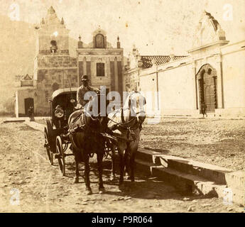 148 Archivo General de la Nación Argentina 1890 ca. Salta, Convento San Bernardo Stockfoto