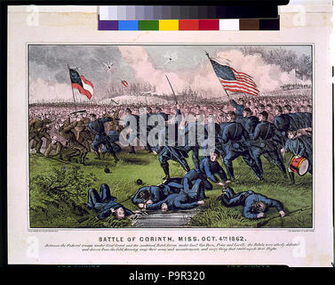 188 Schlacht von Korinth, Fräulein 4. Okt. 1862 Stockfoto