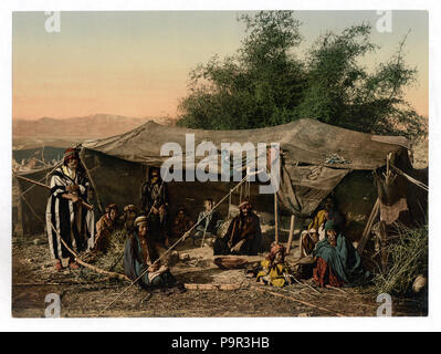 192 Beduinenzelte und Insassen, Heiliges Land - LCCN 2002725069 Stockfoto
